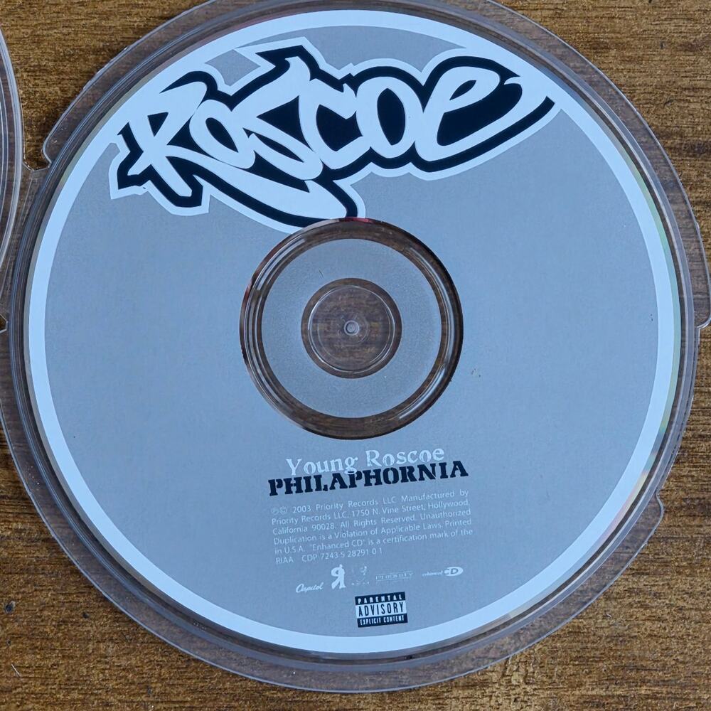Vtg 2003 Young Roscoe PHILAPHORNIA CD RAP HIP HOP